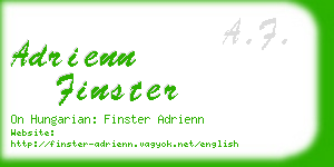 adrienn finster business card